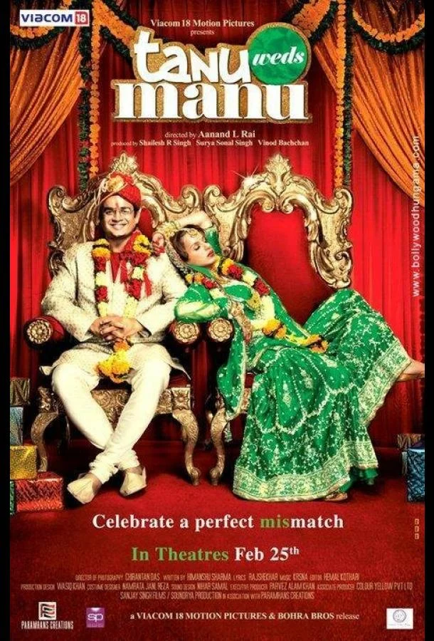 Смотреть Фильм Свадьба Тану и Ману(2011) бесплатно